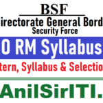 BSF RO RM Syllabus 2025, Exam pattern, Syllabus & Selection Process Check Details Now ‣ Anil Sir ITI