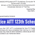 Apprentice AITT 123th Schedule Out, @apprenticeshipindia.gov.in ‣ Anil Sir ITI