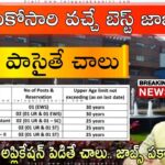 10th పాస్ అయ్యుంటే చాలు ఉద్యోగం వస్తుంది | 35,500 వేలు జీతం | CDFD Recruitment 2025