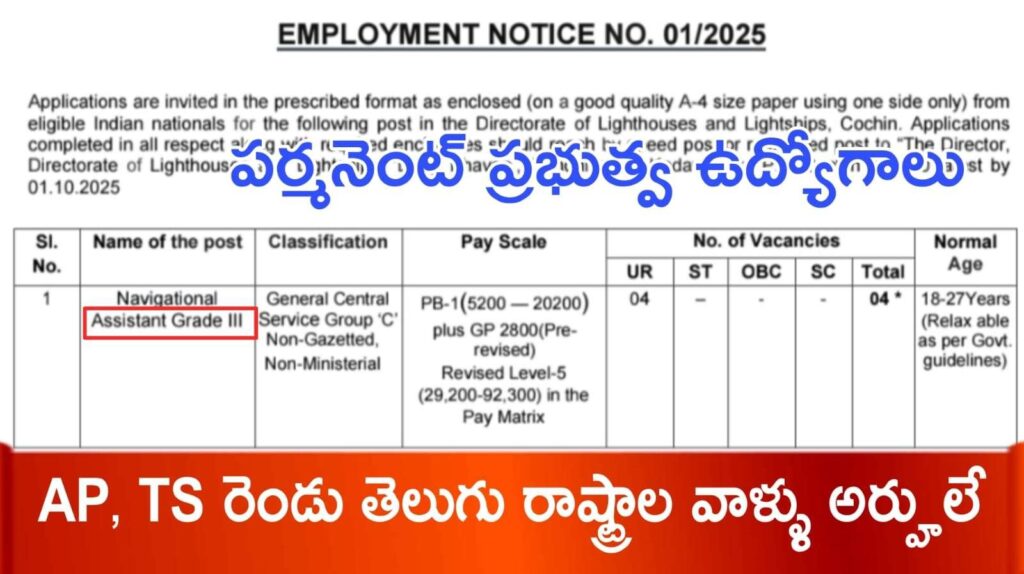 Latest Jobs : కొత్త గా అసిస్టెంట్ నోటిఫికేషన్ వచ్చేసింది
