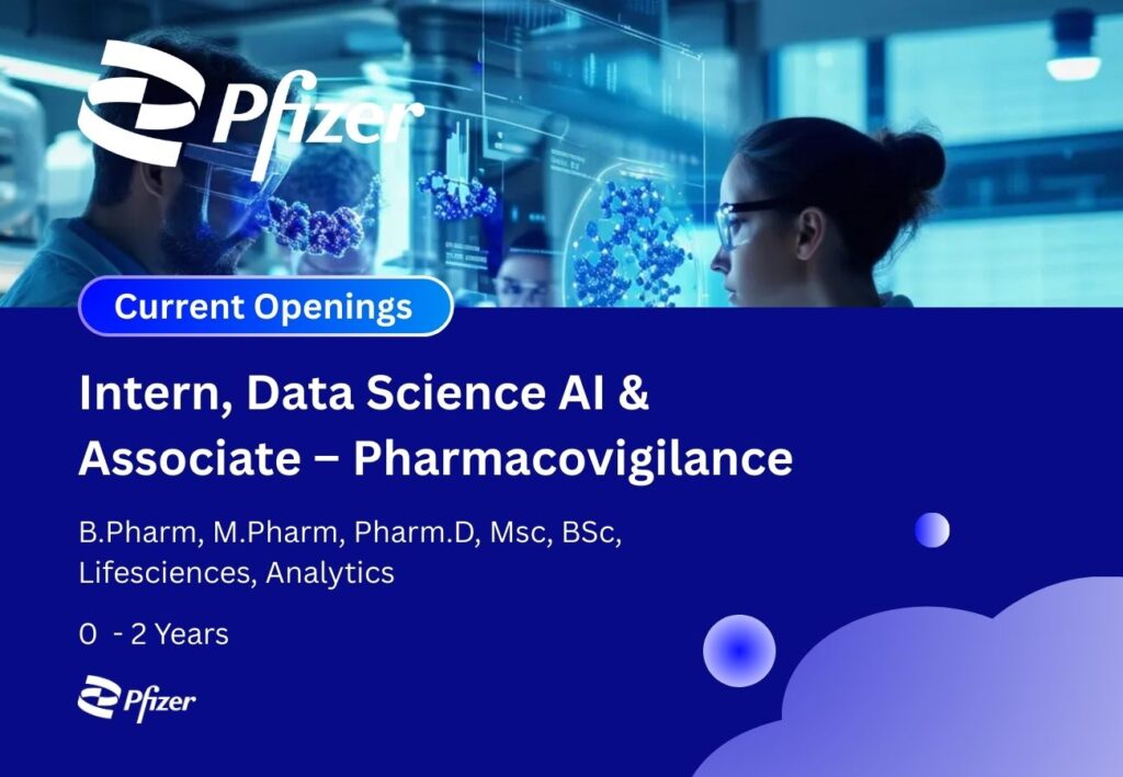 Data Science Interns & PV Safety Data Roles in India